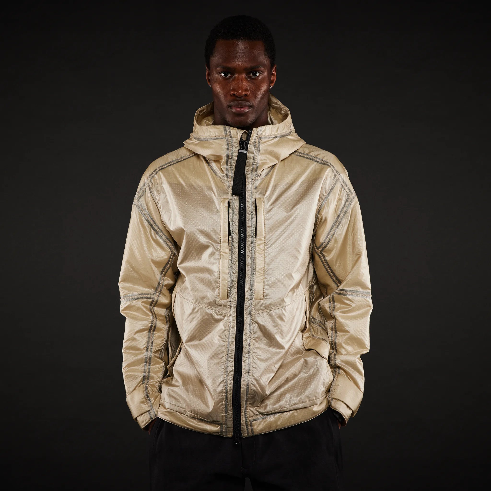 Weather-Resistant Men's CoatsMartian Aerogel Jacket - Mercury edition