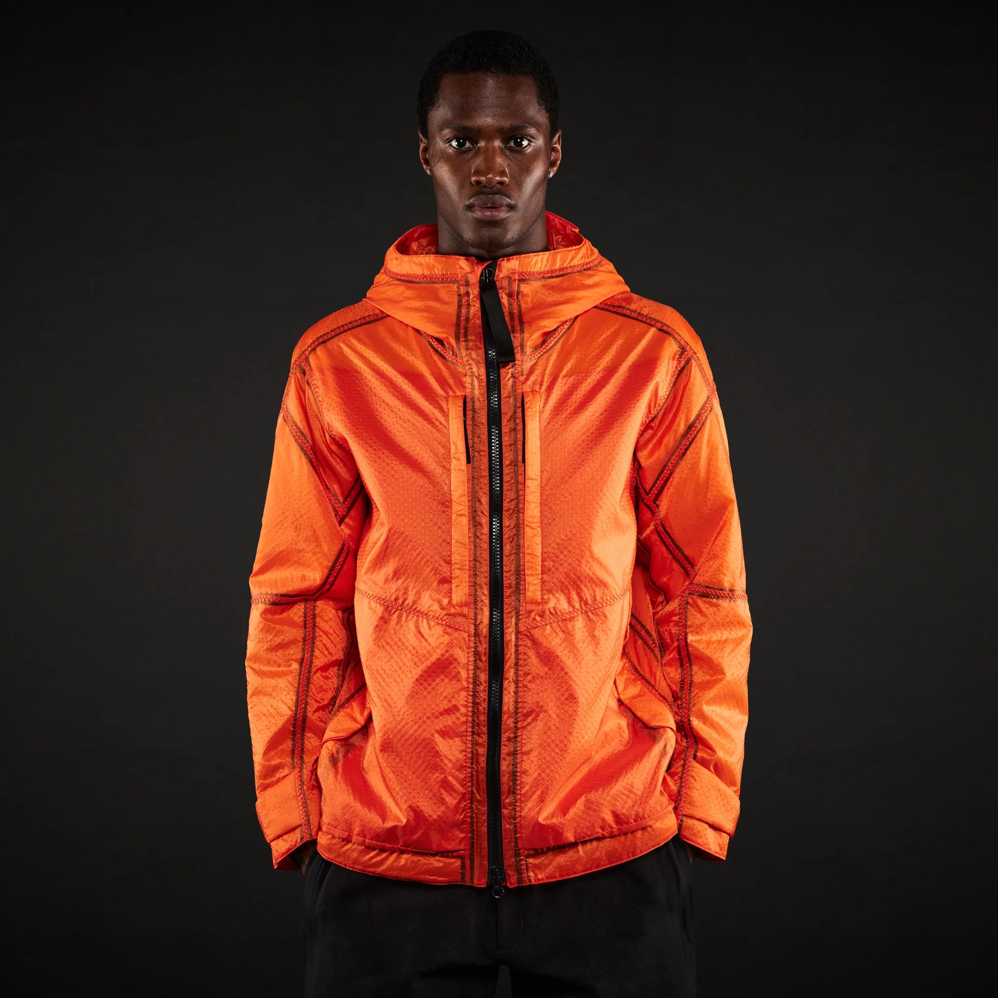 Men's Coats with Snap ButtonsMartian Aerogel Jacket - Rover Orange edition