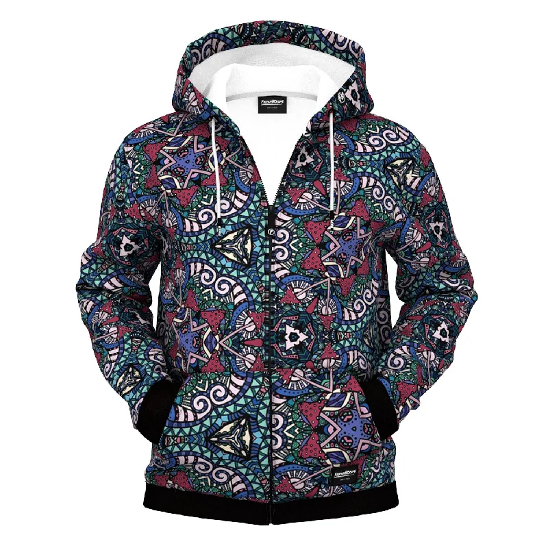 Men's Hoodies for Everyday WearMushroomscope Zip Up Hoodie