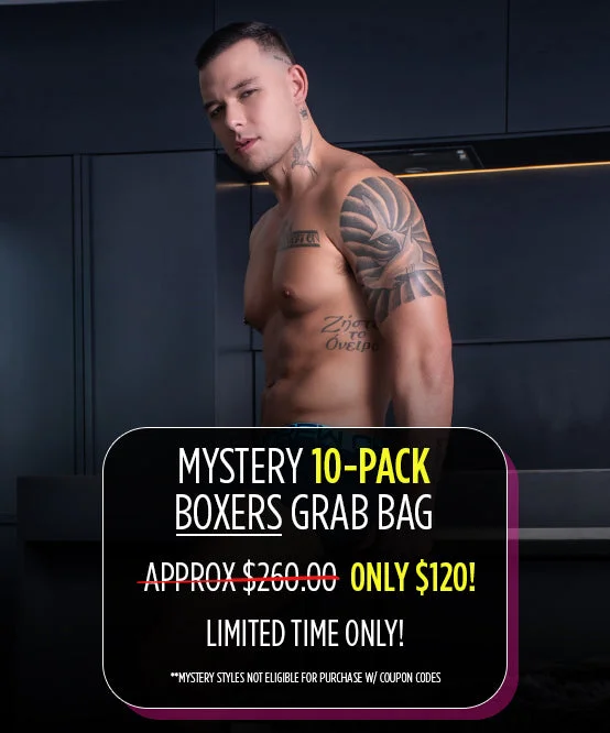 Mystery 10-Pack BOXERS Grab Bag