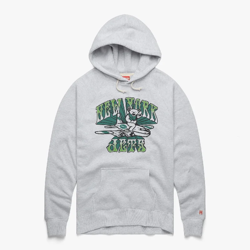 Men's Hoodies with Quilted LiningNFL x Grateful Dead x Jets Hoodie