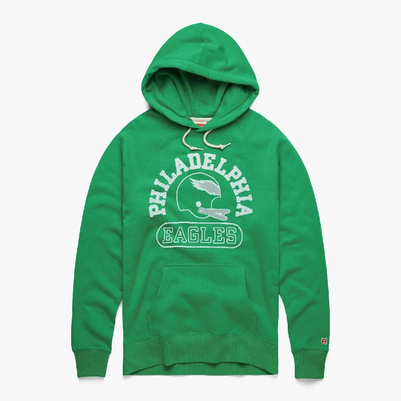 Men's Hoodies for BikingPhiladelphia Eagles Throwback Helmet Hoodie