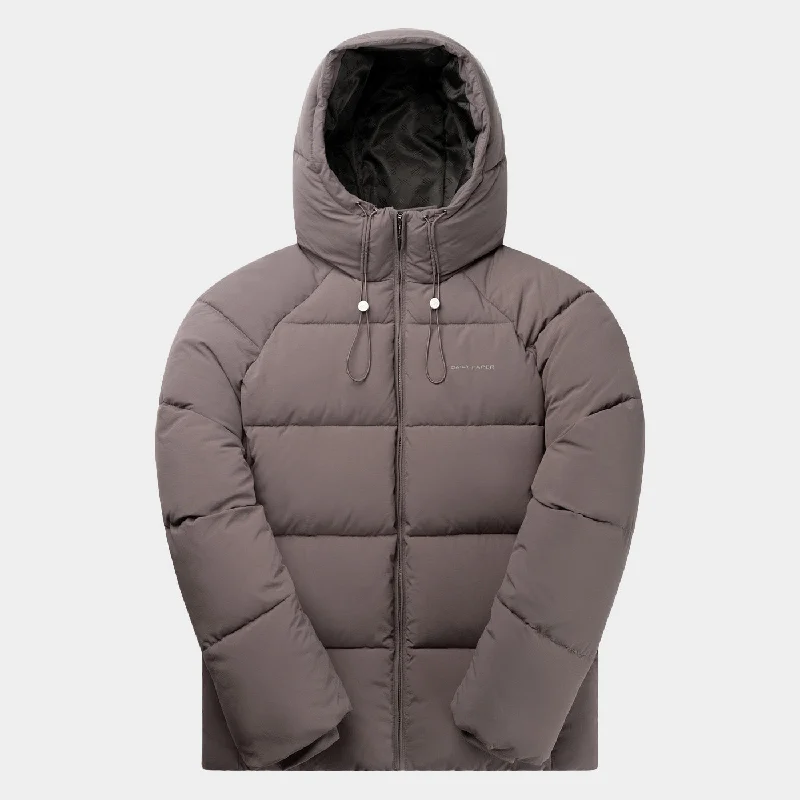 Men's Shirts with Graphic SleevesRabbit Grey Relaxed Puffer