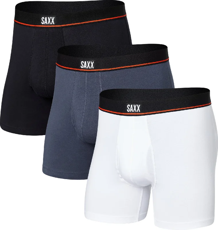 Non-Stop Stretch Cotton 3-Pack Boxer Briefs - Men's|-|Boxeurs longs en coton extensible Non-Stop Paquet de 3 - Homme