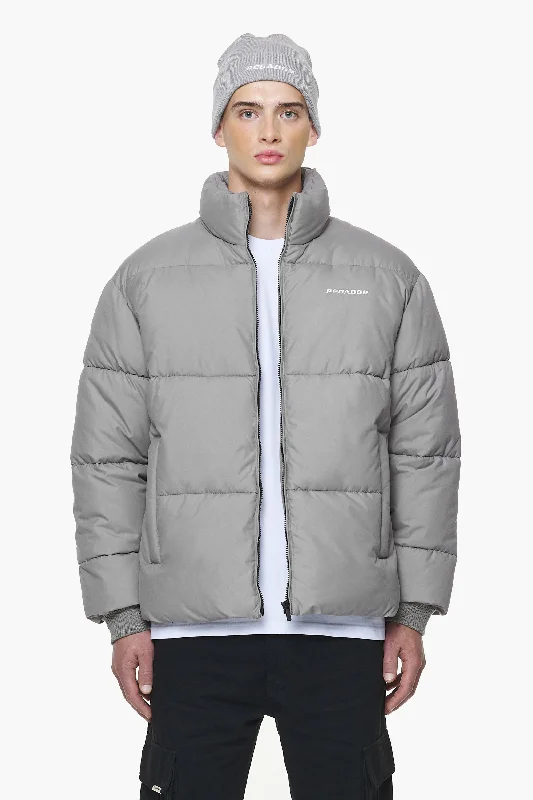 Men's Coats with Tactical FeaturesSolin Puffer Jacket Rock Grey