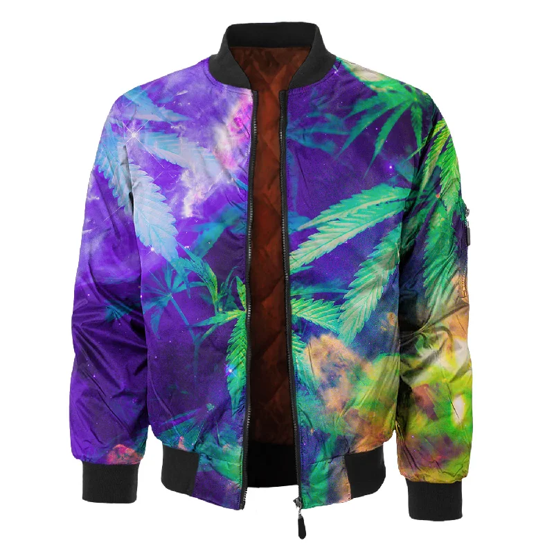 Men's Coats with Synthetic InsulationStoner Galaxy Bomber Jacket