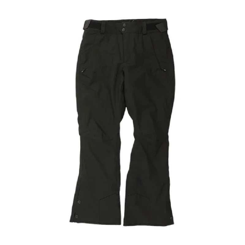 Men's Pants with Back PocketsBlack Solid Active Pants