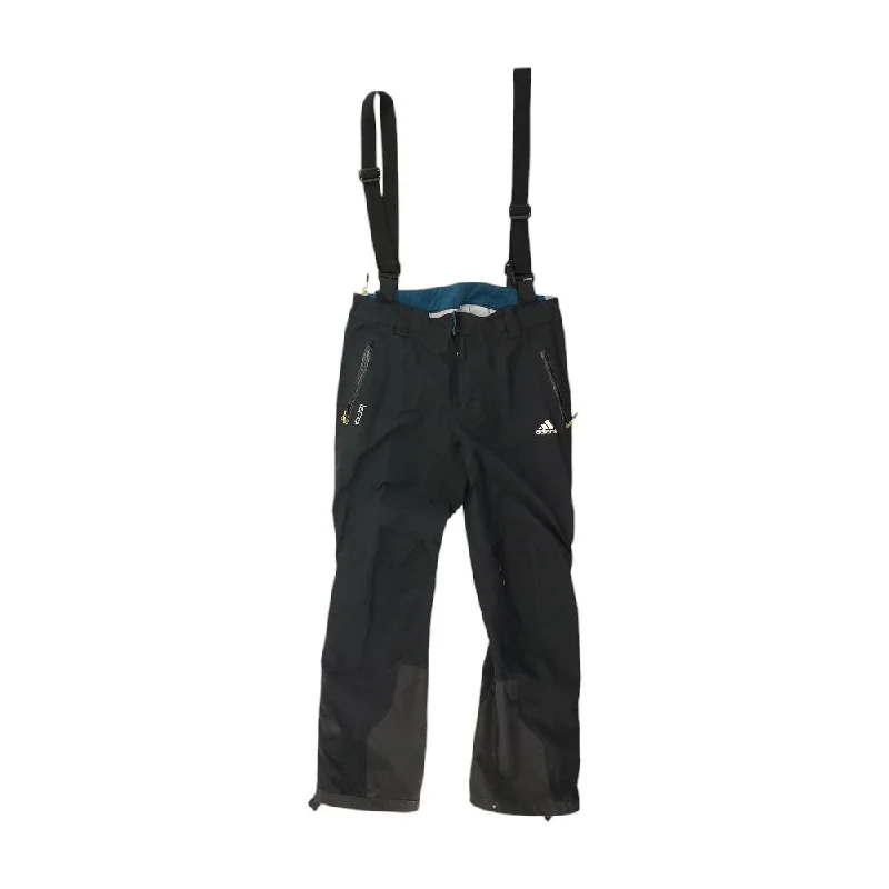 Men's Solid-Colored Pants for VersatilityBlack Solid Active Pants