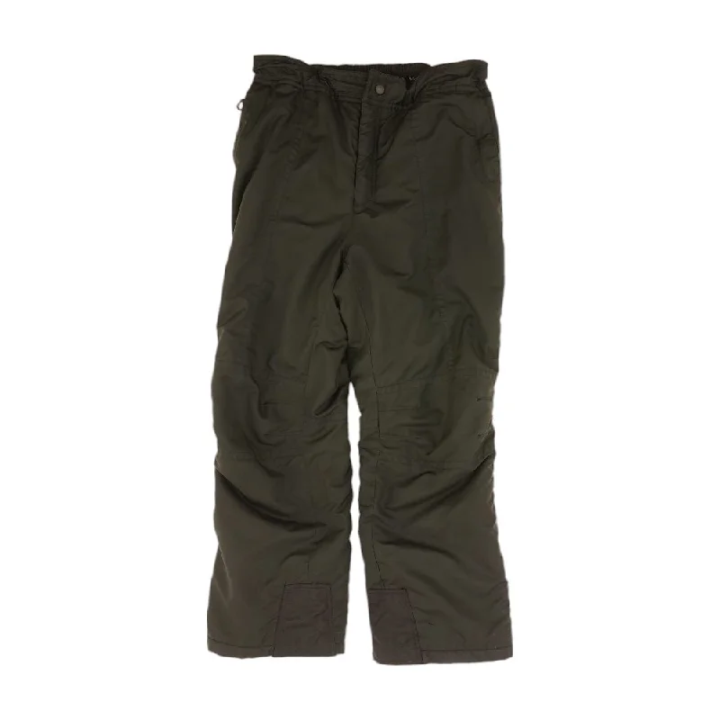 Men's High-Waisted Pants for a Retro StyleBlack Solid Active Pants