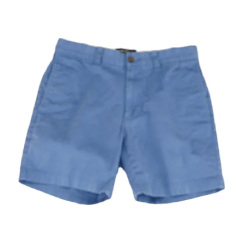 Men's Zippered Pants for SecurityBlue Solid Chino Shorts