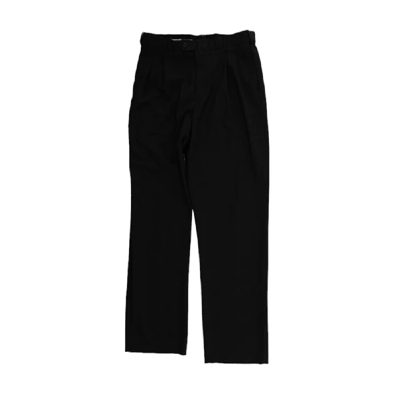 Men's Pants with Functional PocketsCharcoal Solid Dress Pants