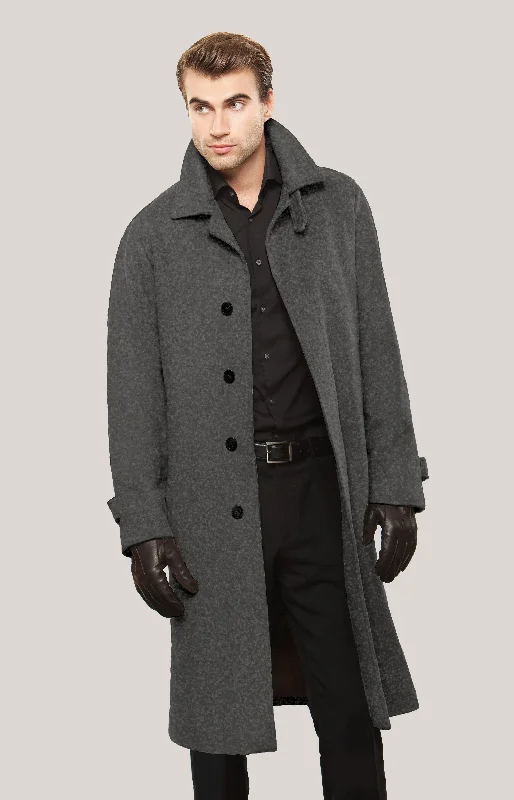 Lightweight Men's WindbreakersESSEX Wool & Cashmere Coat