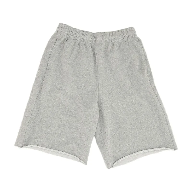 Men's Pants with Flat-Front DesignsGray Solid Active Shorts