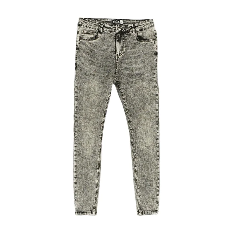 Men's Pants with Deep PocketsGray Solid Jeans