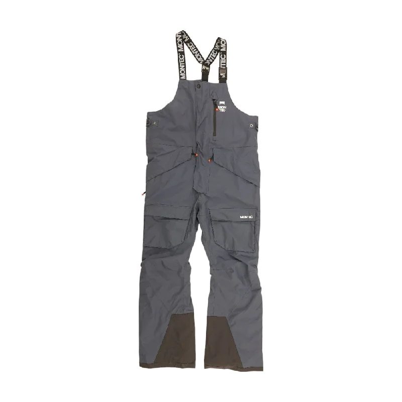 Men's Tapered Pants for a Slimming EffectGray Solid Overalls