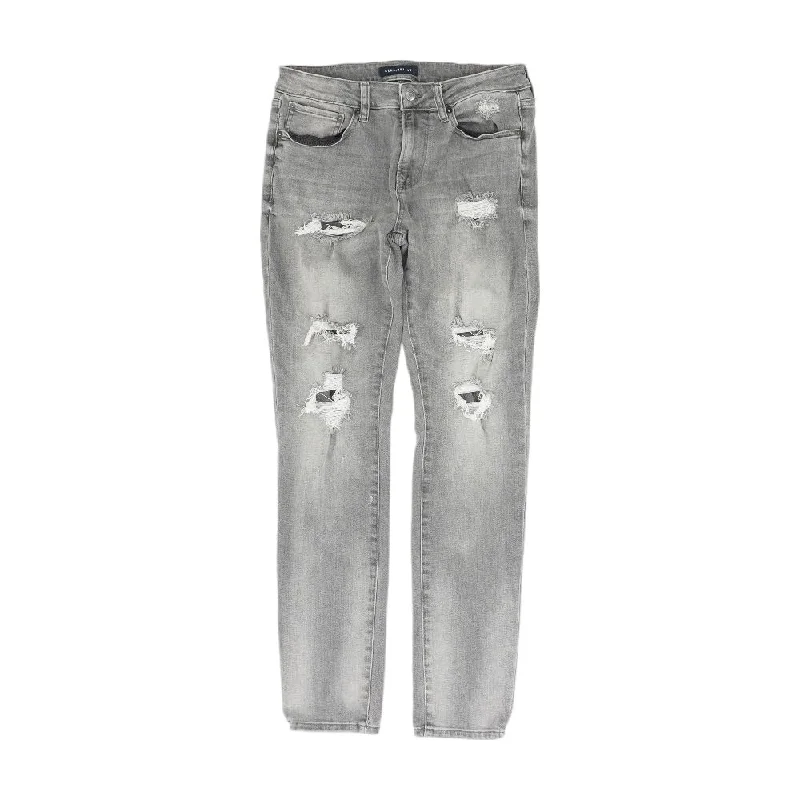 Men's Unique and Designer Bottom Wear for a Statement LookGray Solid Skinny Jeans