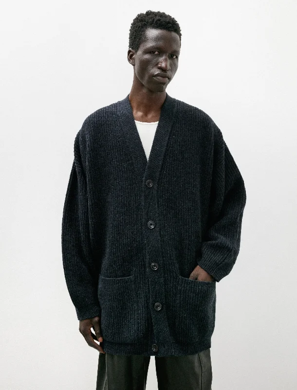 Men's Coats for All SeasonsFelted Cardi Coat Midnight Navy Melange