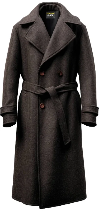 Men's Coats for SnowshoeingMen Wool Long Coat - Wool coat