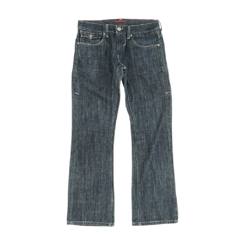 Versatile Men's ShortsNavy Solid Bootcut Jeans