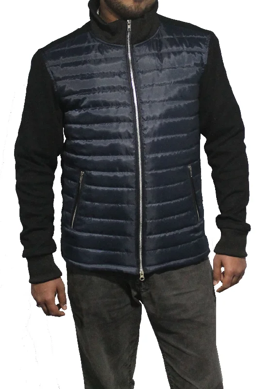 Men's Coats with Relaxed FitsParachute Blue quilted jacket