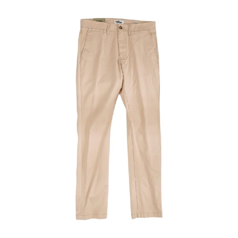 Men's Sweatpants for LoungingPink Solid Chino Pants