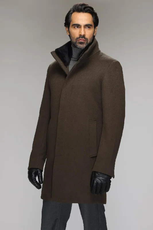 Elegant Men's Wool CoatsQUENTYN