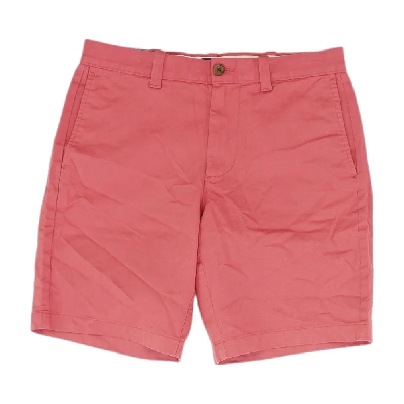 Men's Party Pants for a Fun Night OutRed Solid Chino Shorts