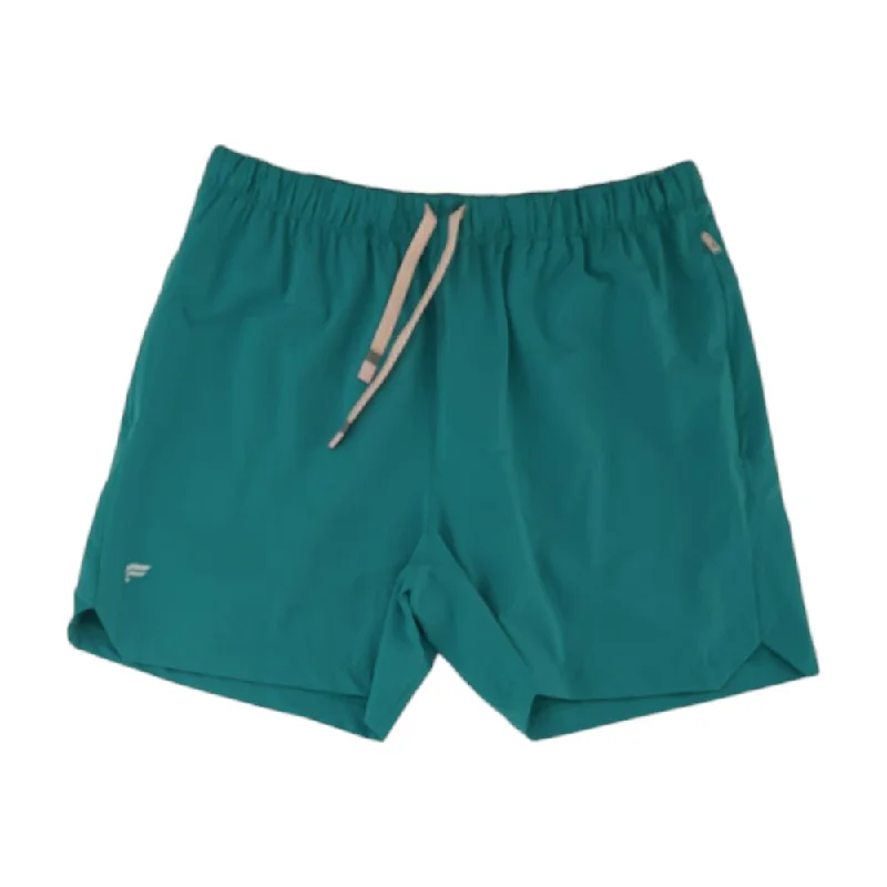 Men's Pants with Button-Down PocketsTeal Solid Active Shorts