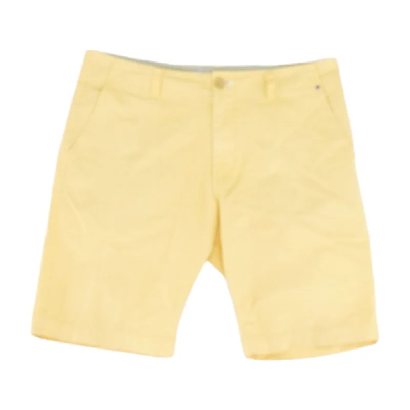 Men's Bootcut Jeans for a Flattering ShapeYellow Solid Chino Shorts