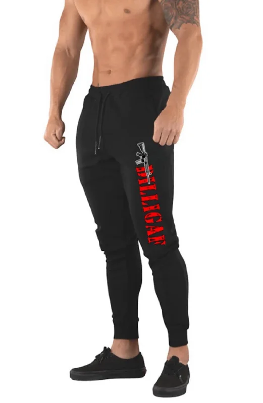 Men's Velcro-Closure Pants for ConvenienceAR Sweatpant