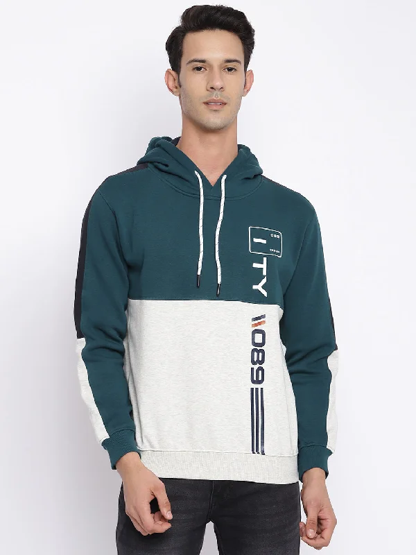 Ergonomic Fit Performance Men's SportswearMen Teal Sweatshirt