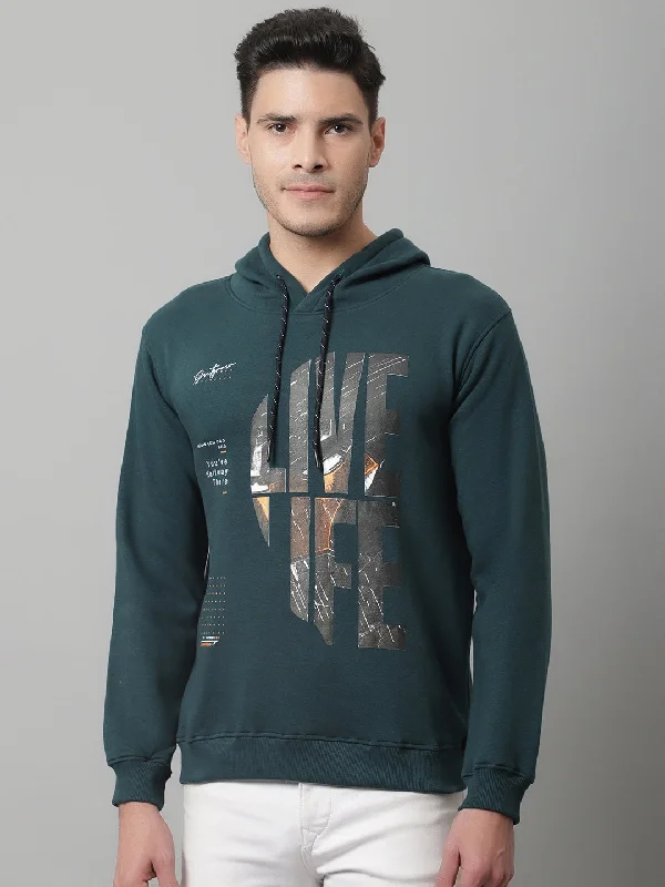 Stretch-Fit Technical Performance Men's SportswearMens Teal Sweatshirt