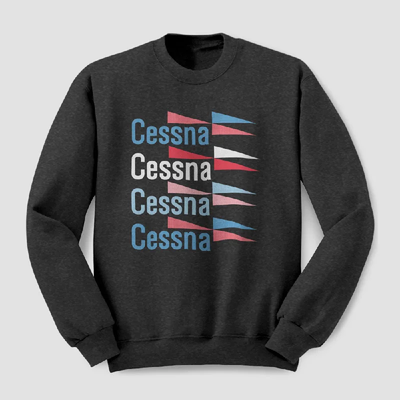 Modern Men's SportswearCessna Vintage Logo Fade - Sweatshirt