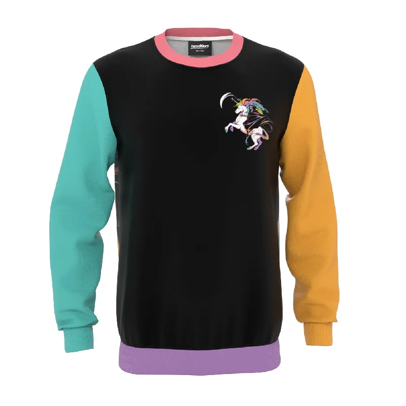 Customizable Men's SportswearDeath Unicorn Sweatshirt