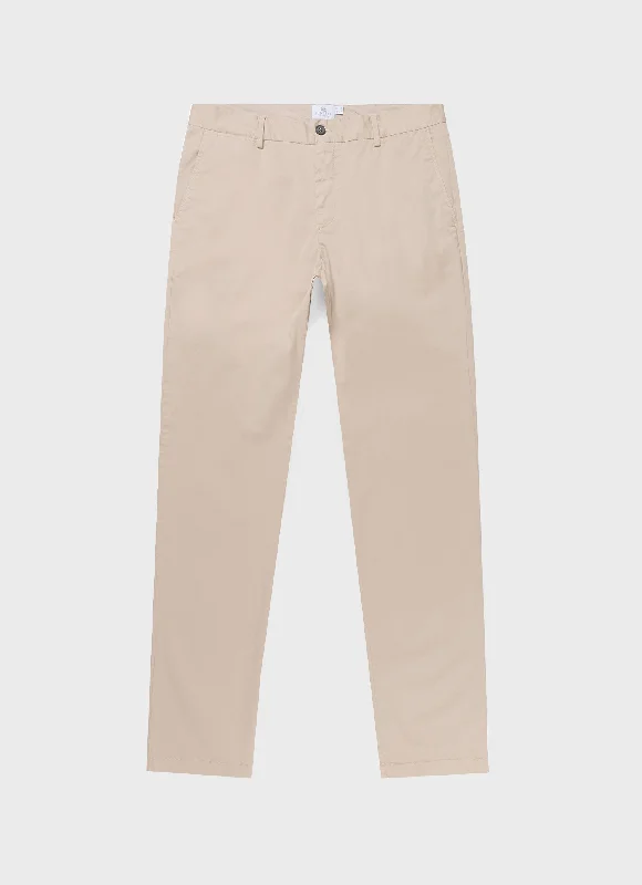 Men's Pants with Side PocketsMen's Slim Fit Chino in Light Stone