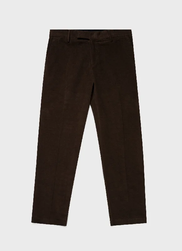 Men's Twill Pants for a Dressy LookMen's Moleskin Trouser in Peat