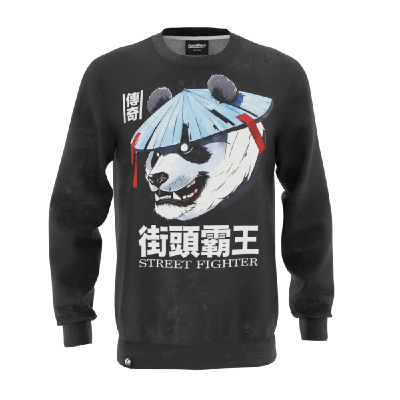 Gym-Ready Lightweight Men's SportswearPanda Fighter Sweatshirt