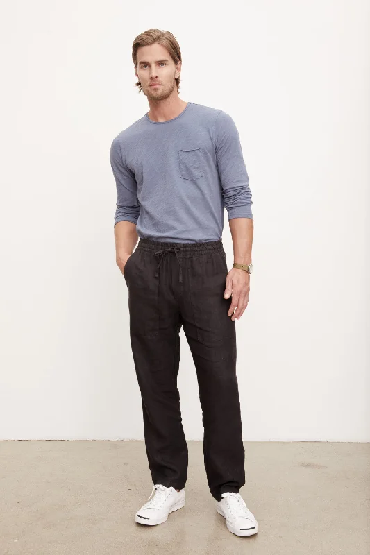 Men's Pants with Slant PocketsPHELAN LINEN PANT