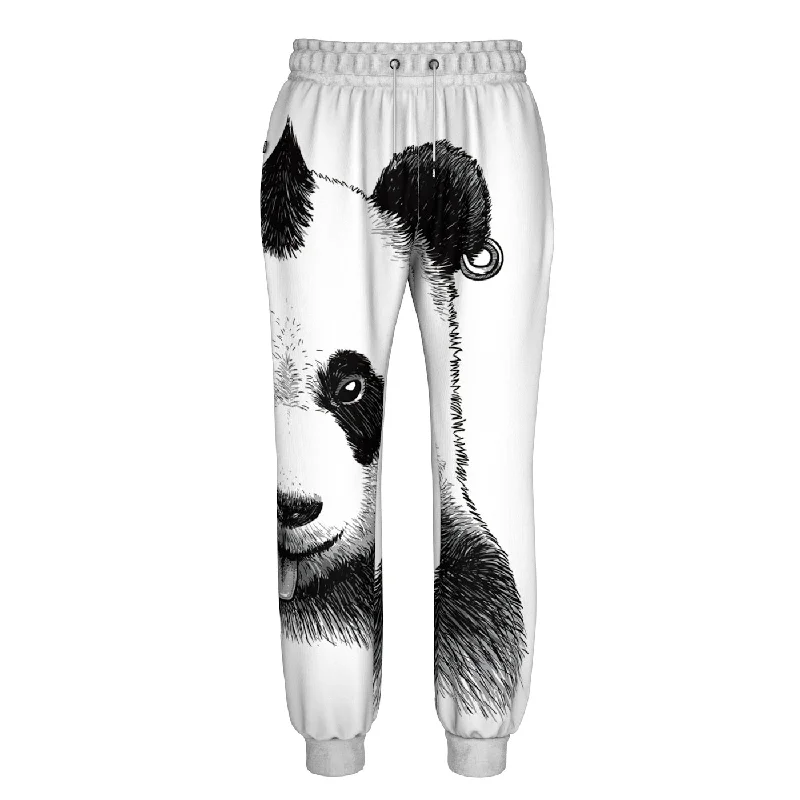 Men's Tapered Pants for a Slimming EffectPunk Panda Sweatpants