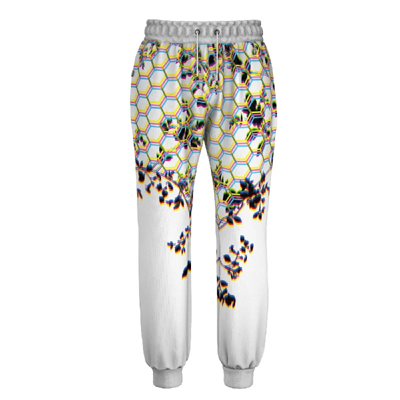 Men's Pants with Appliqué DetailsRainbow Skull Sweatpants