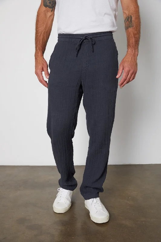 Men's Patterned Pants with PlaidsRYAN DRAWSTRING PANT