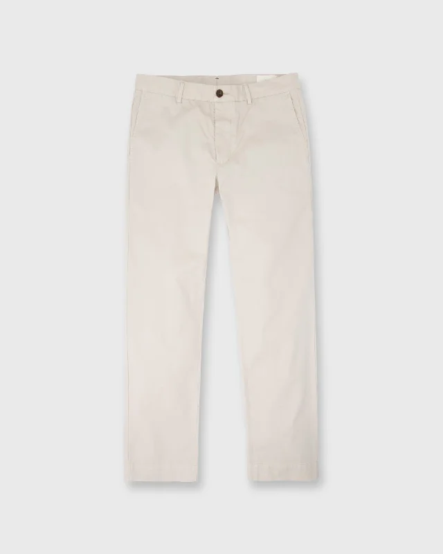 Men's Pants with Logo EmbossmentsGarment-Dyed Field Pant in Stone AP Twill