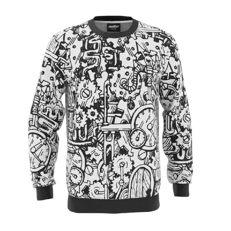 Relaxed-Fit Men's SportswearSteampunk Sweatshirt