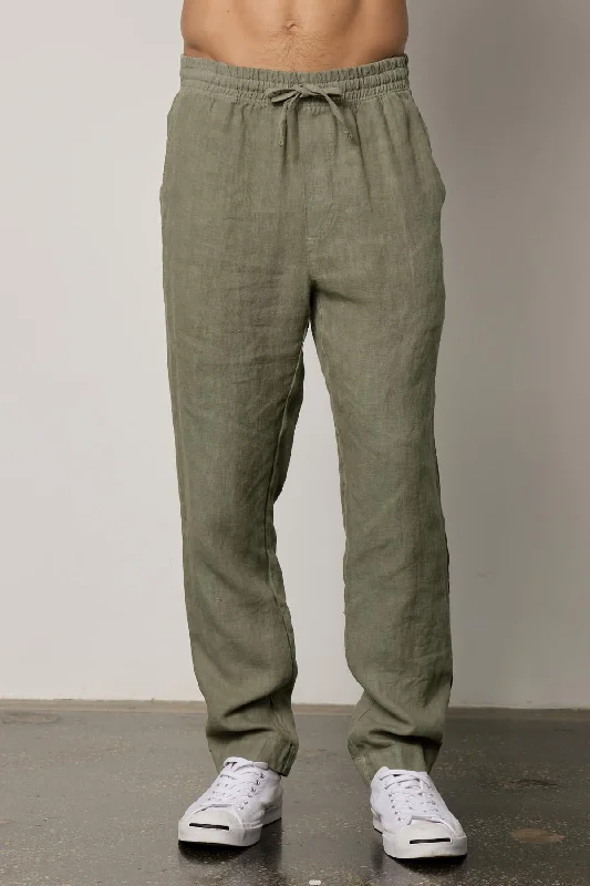 Men's Tapered Pants for a Slimming EffectVANN LINEN PANT