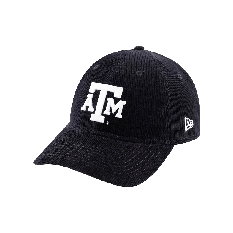 Texas A&M Black Corduroy Hat