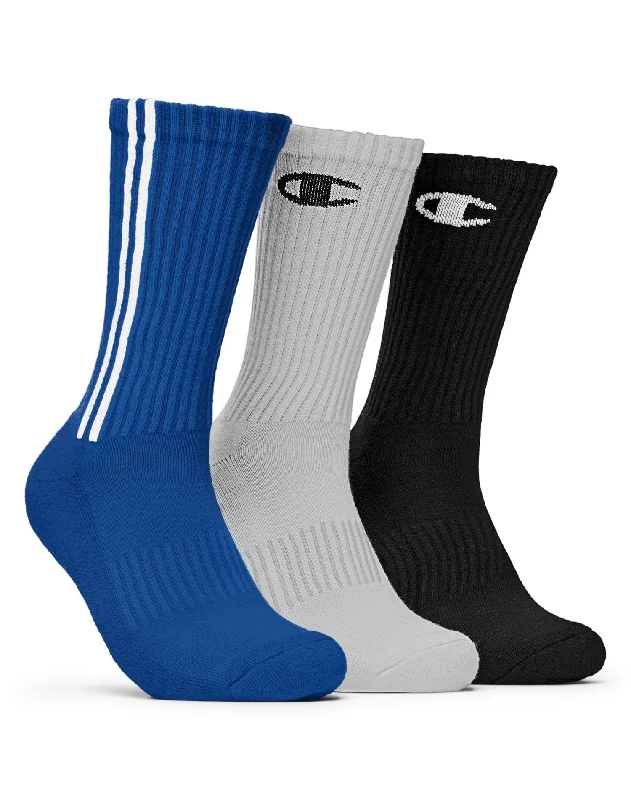 Champion Men’s Dyed Crew Socks 3 Pairs