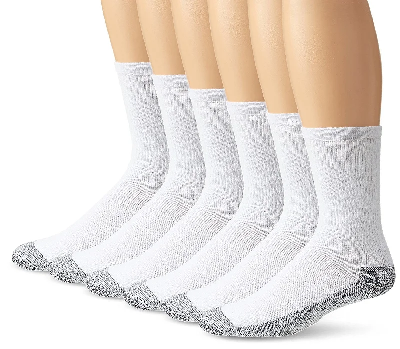 Fruit of the Loom Men`s Work Gear 6 Pack Crew Socks