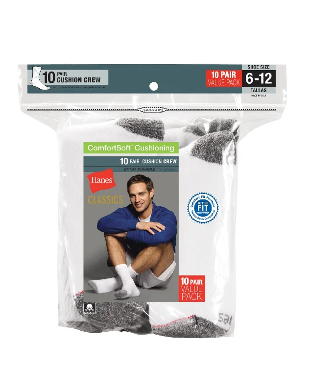 Hanes Classics Men`s Crew Socks