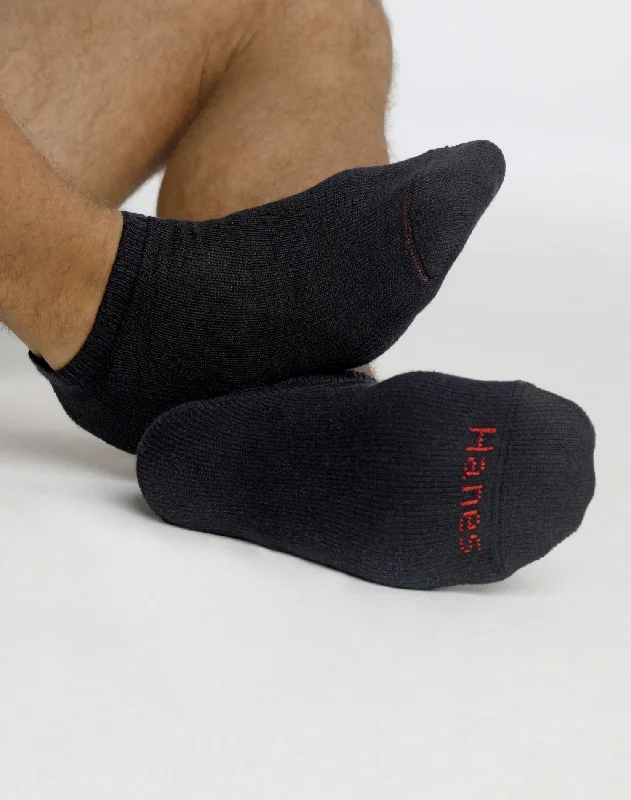 Hanes Men`s Classics No Show Socks 6-Pack