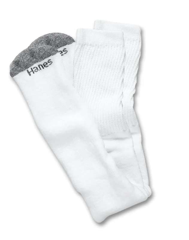 Hanes Men's Classics Over-the-Calf Tube Socks 6-Pack